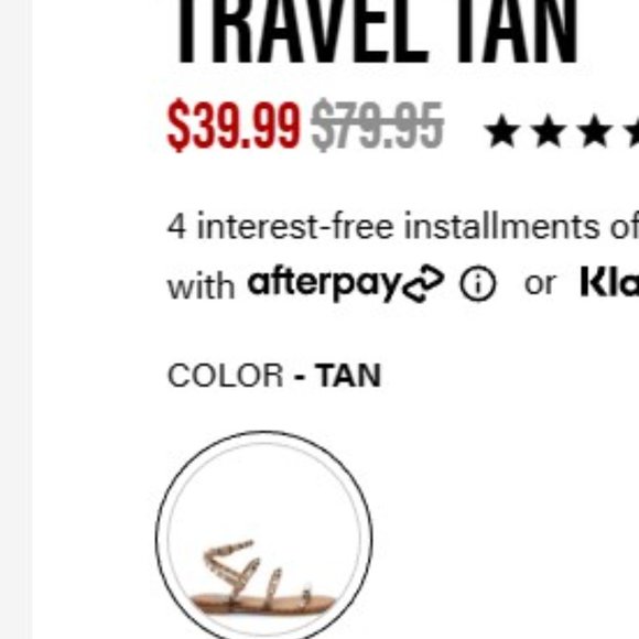 Steve Madden Spike Sandals Tan- Size 8.5 (they run small, size up) - Picture 4 of 7